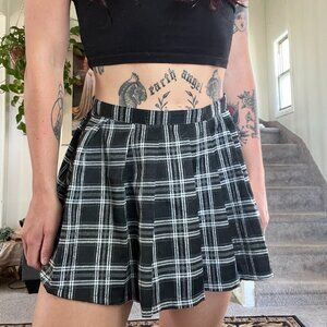 Plaid Mini Skirt